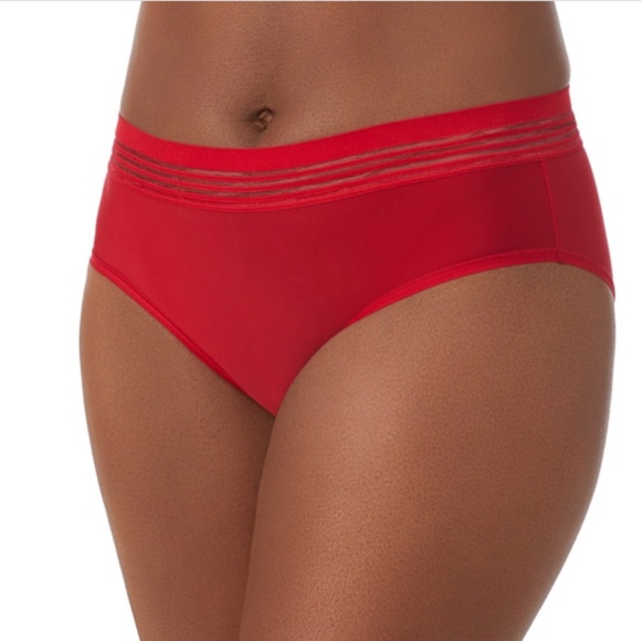 Le Mystere Women Second Skin Hipster Panty Lipstick Size XL NWT - Picture 1 of 1